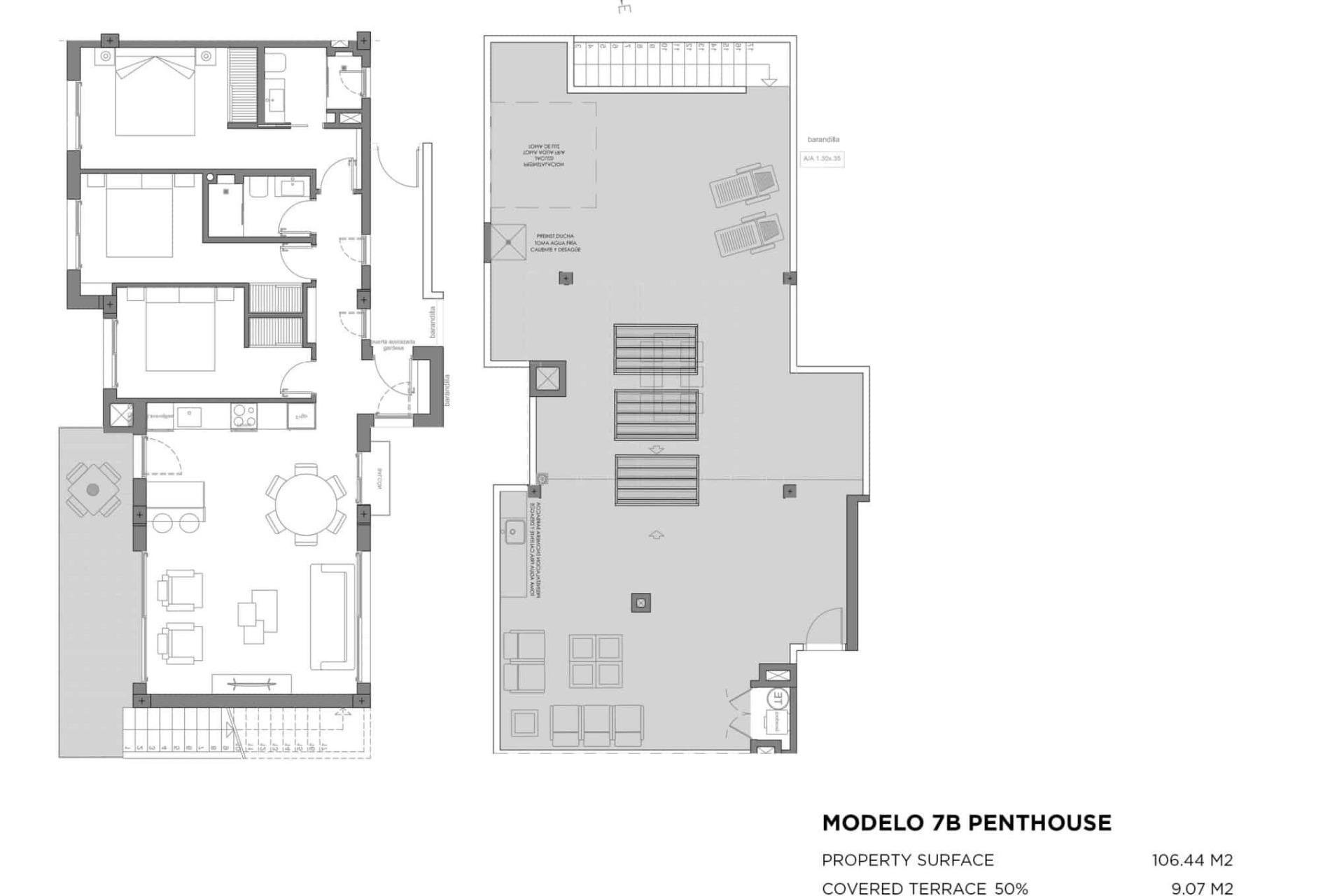Nouvelle Construction - Penthouse -
Los Alcazares - Parque Diana