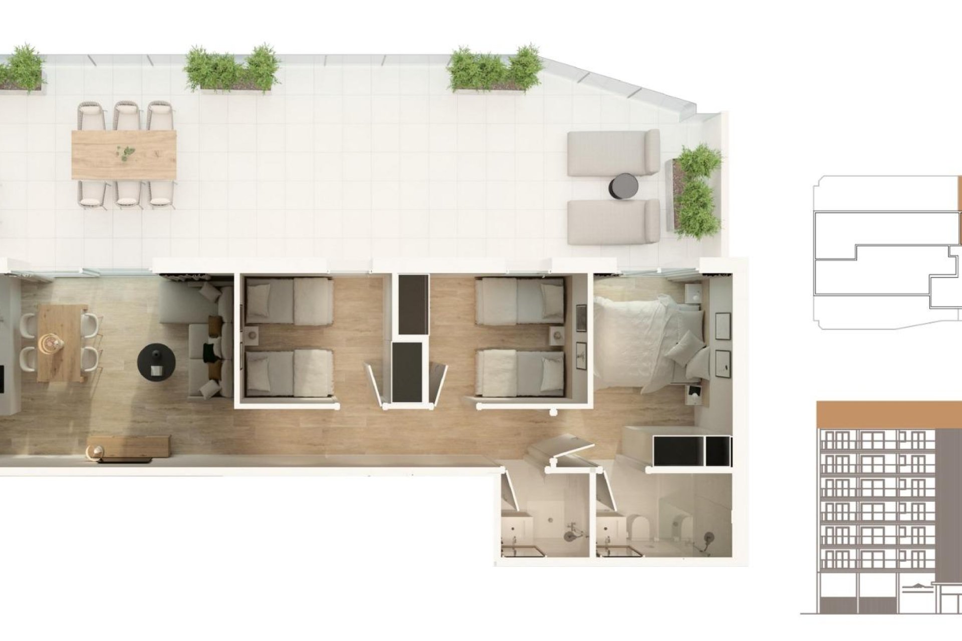 Nouvelle Construction - Penthouse -
Moncofa - Playa de Moncofa
