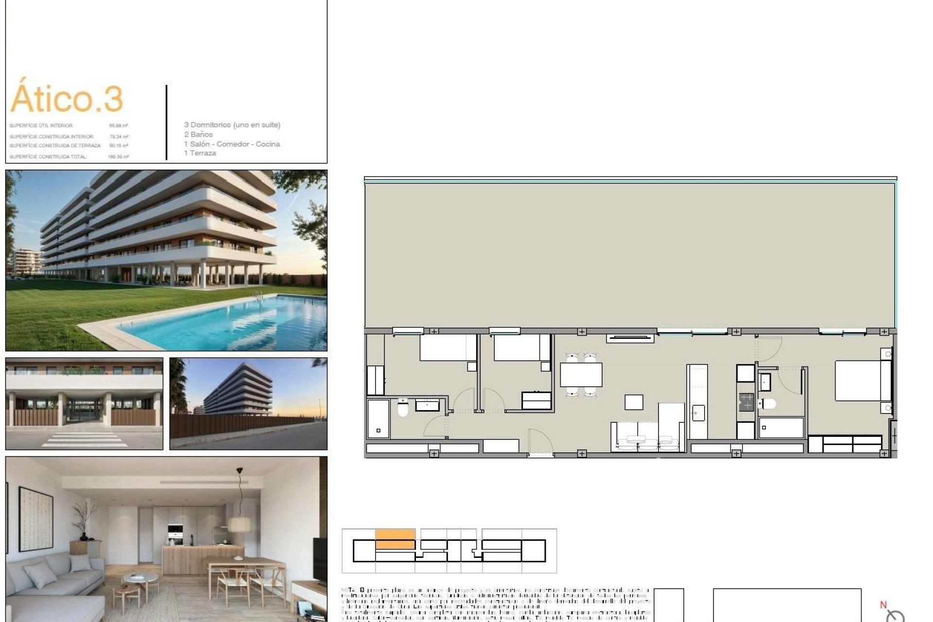 Nouvelle Construction - Penthouse -
Moncofa - Playa de Moncofa
