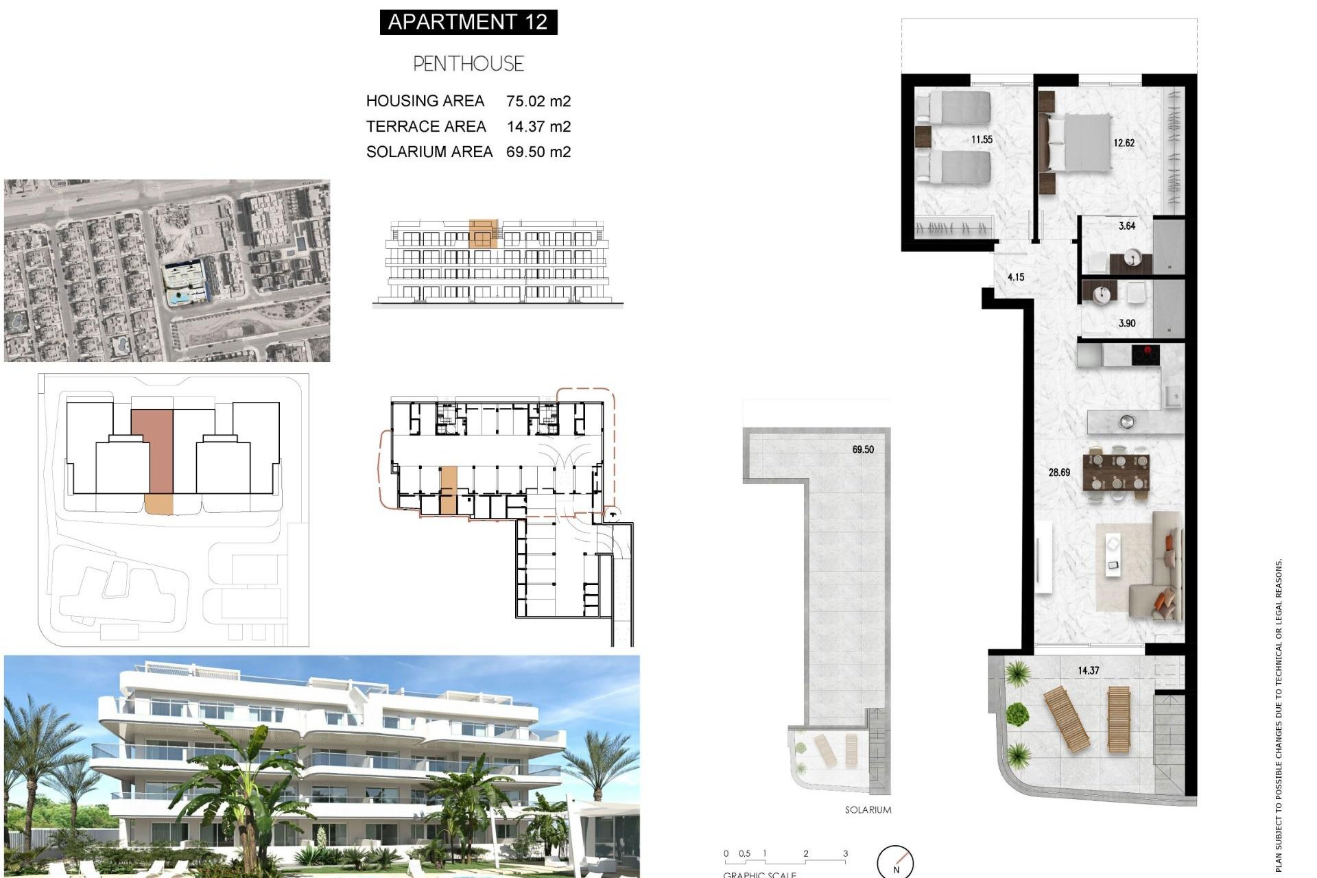 Nouvelle Construction - Penthouse -
Orihuela Costa - Lomas de Cabo Roig