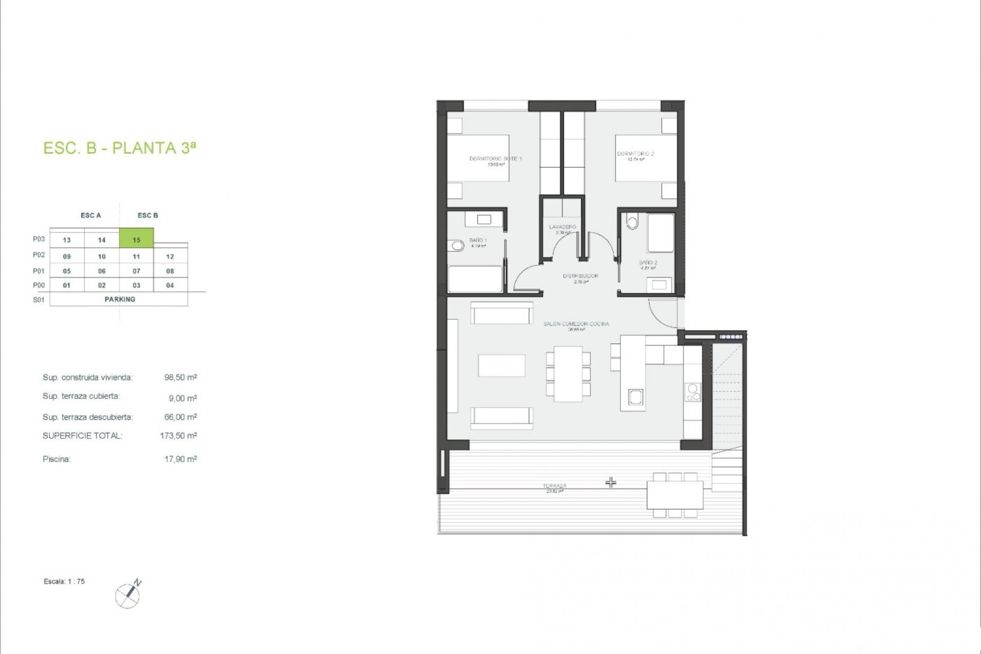 Nouvelle Construction - Penthouse -
Orihuela - Las Colinas Golf