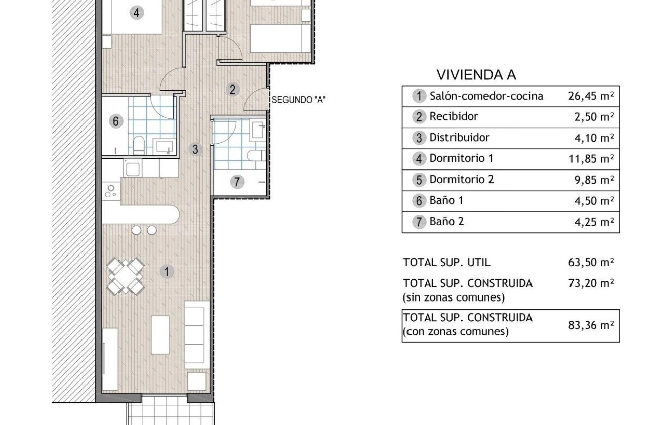 Nouvelle Construction - Penthouse -
Puerto de Mazarron - Playa del Puerto