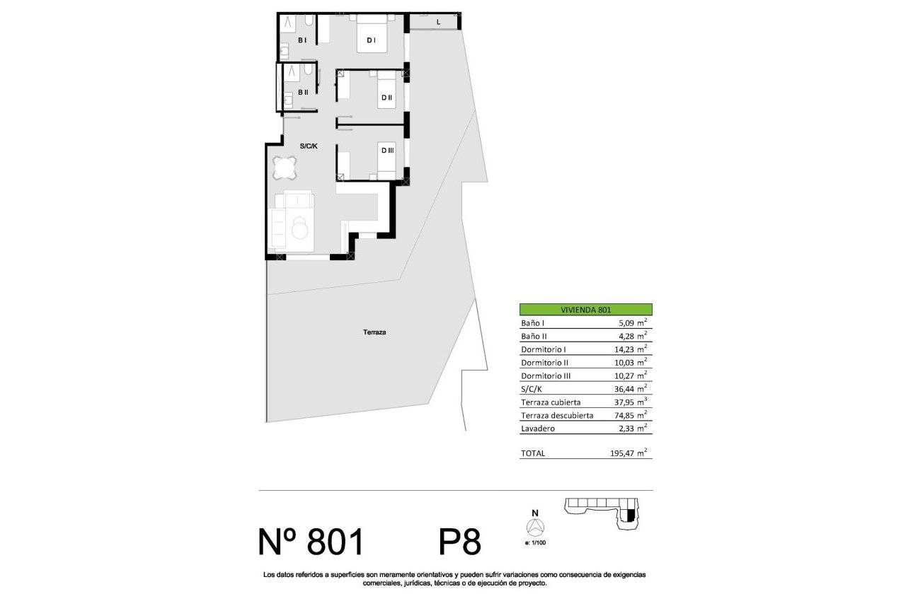 Nouvelle Construction - Penthouse -
San Miguel de Salinas - Pueblo