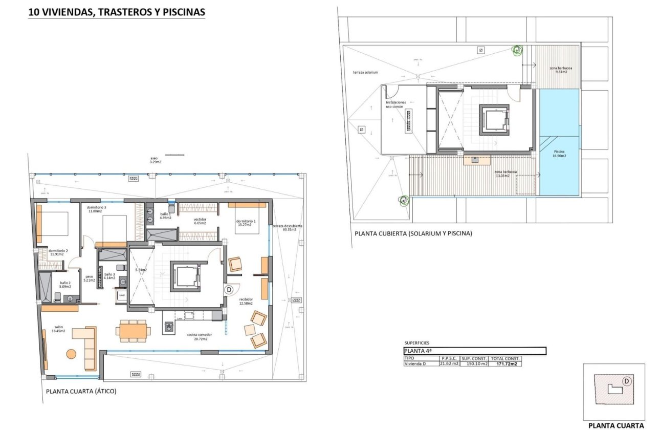 Nouvelle Construction - Penthouse -
San Pedro del Pinatar - Lo Pagan