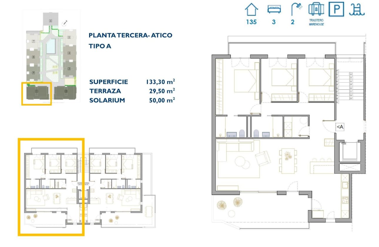 Nouvelle Construction - Penthouse -
San Pedro del Pinatar - Pueblo