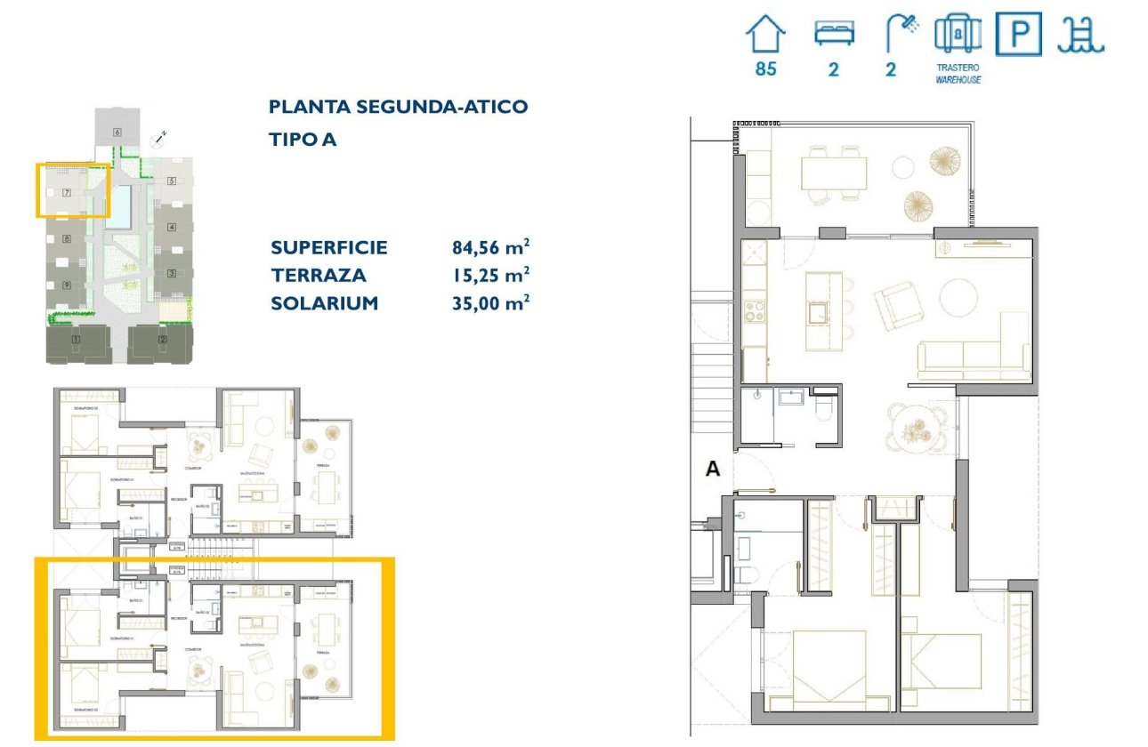 Nouvelle Construction - Penthouse -
San Pedro del Pinatar - Pueblo