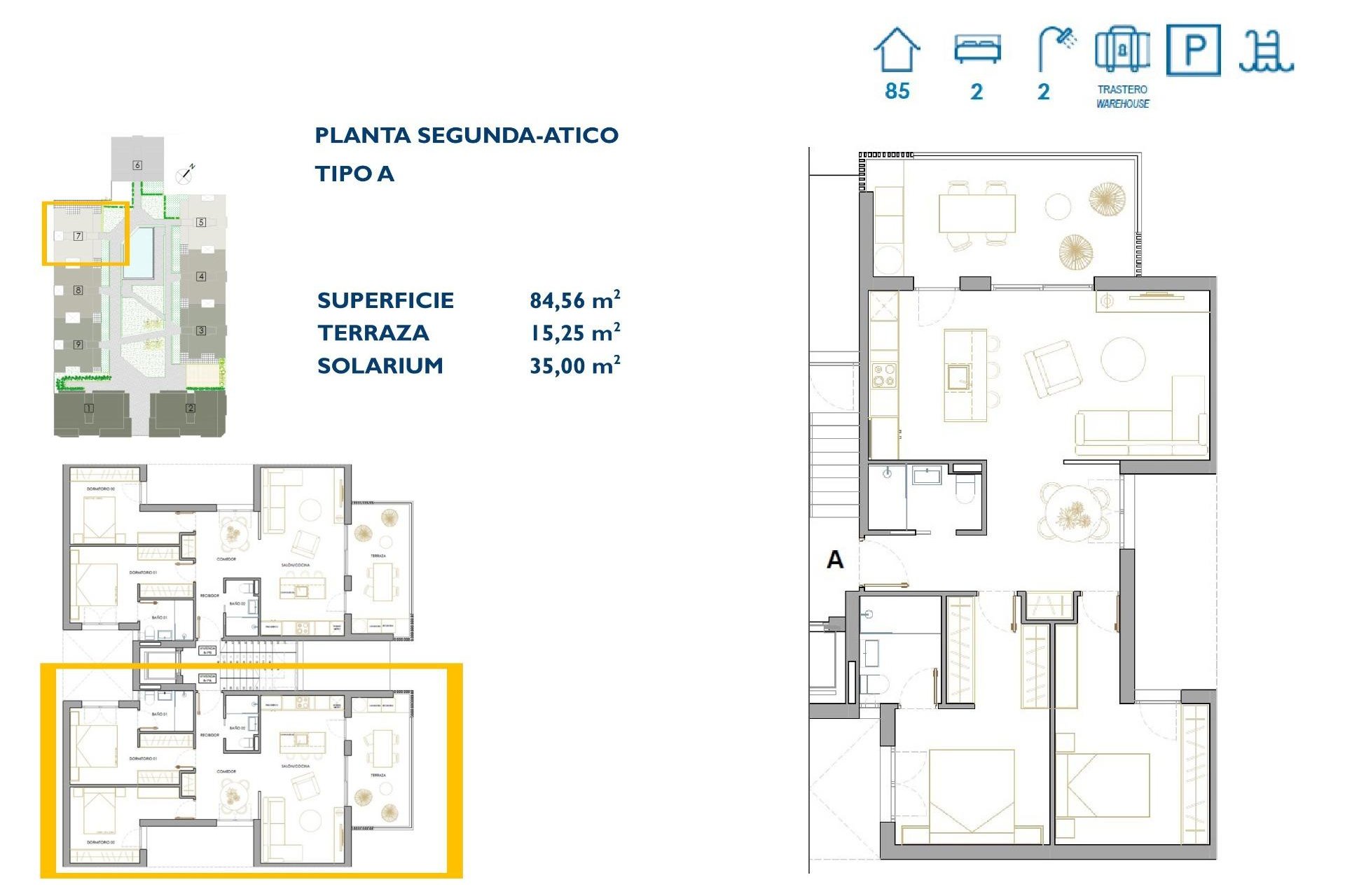 Nouvelle Construction - Penthouse -
San Pedro del Pinatar - Pueblo