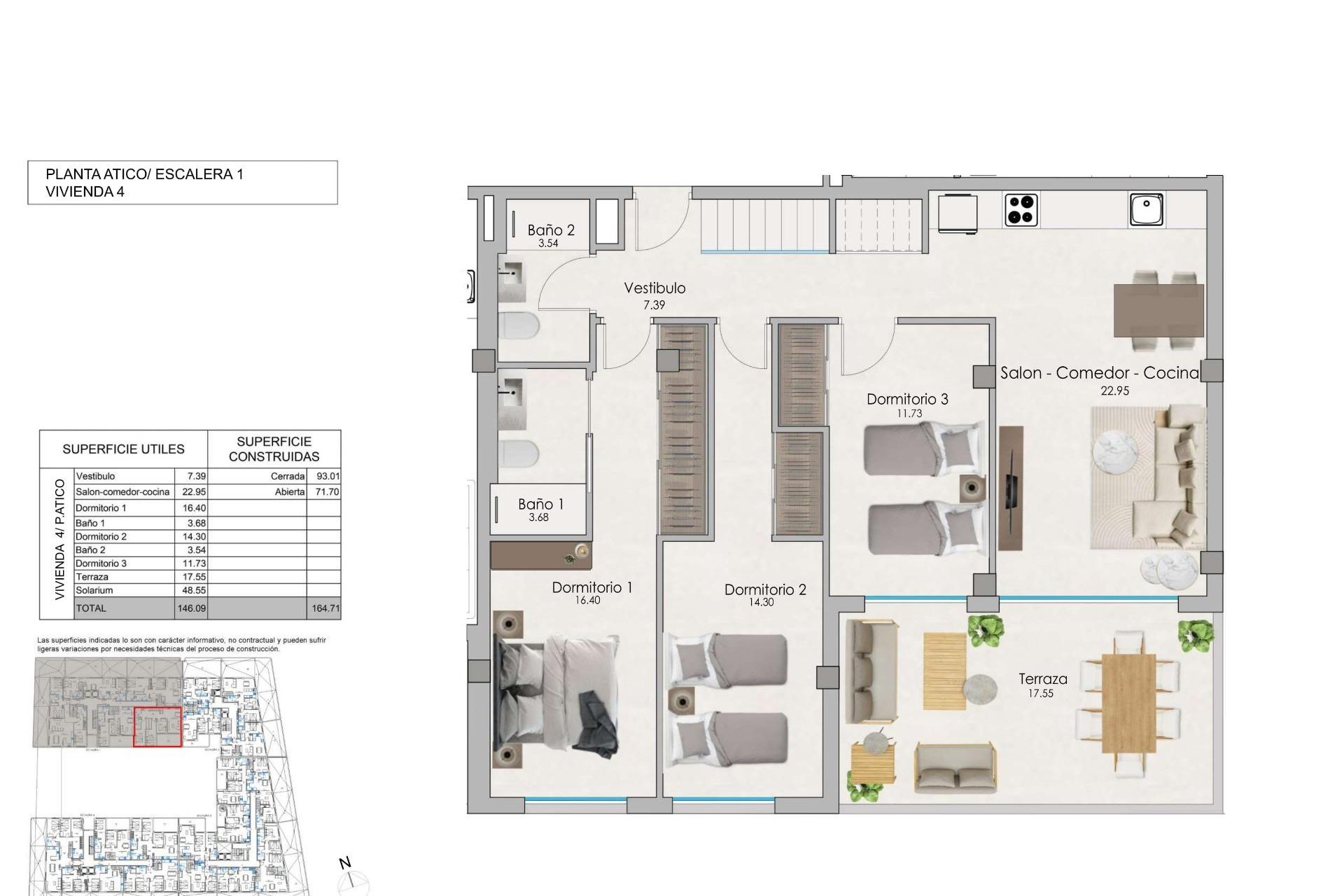 Nouvelle Construction - Penthouse -
Santa Pola - Estacion de autobuses