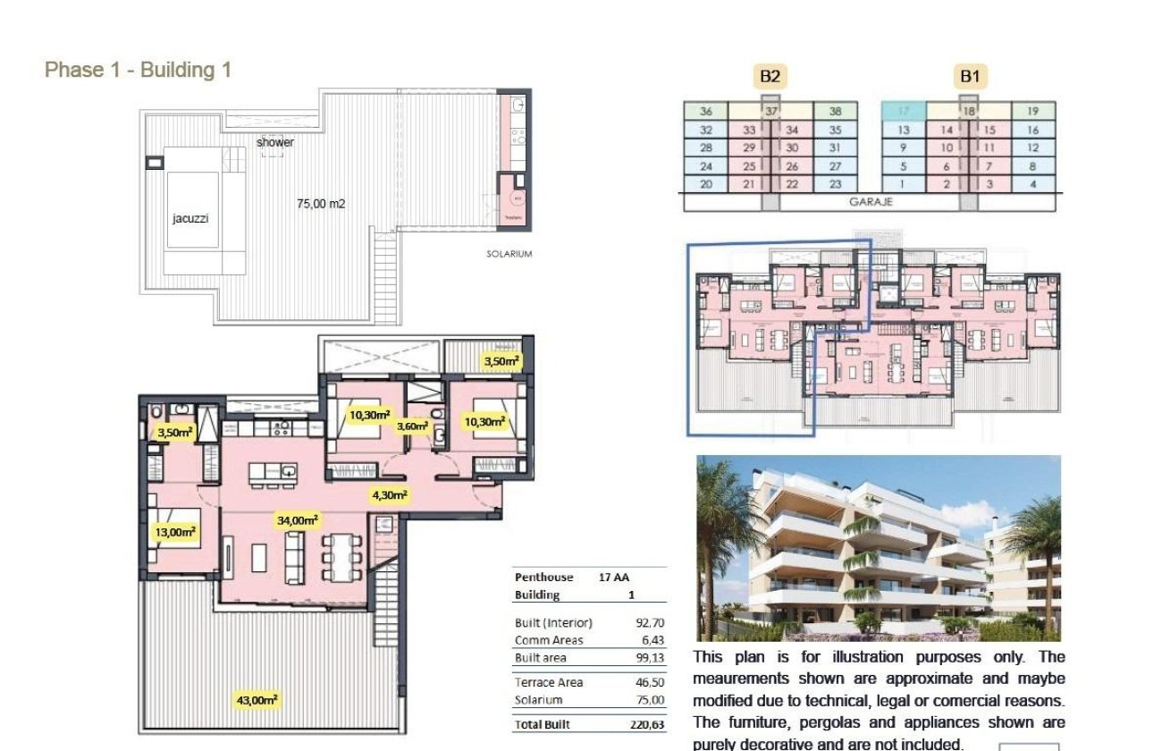 Nouvelle Construction - Penthouse -
Torre Pacheco - Santa Rosalia Lake And Life Resort