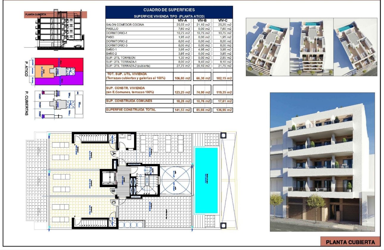 Nouvelle Construction - Penthouse -
Torrevieja - Centro