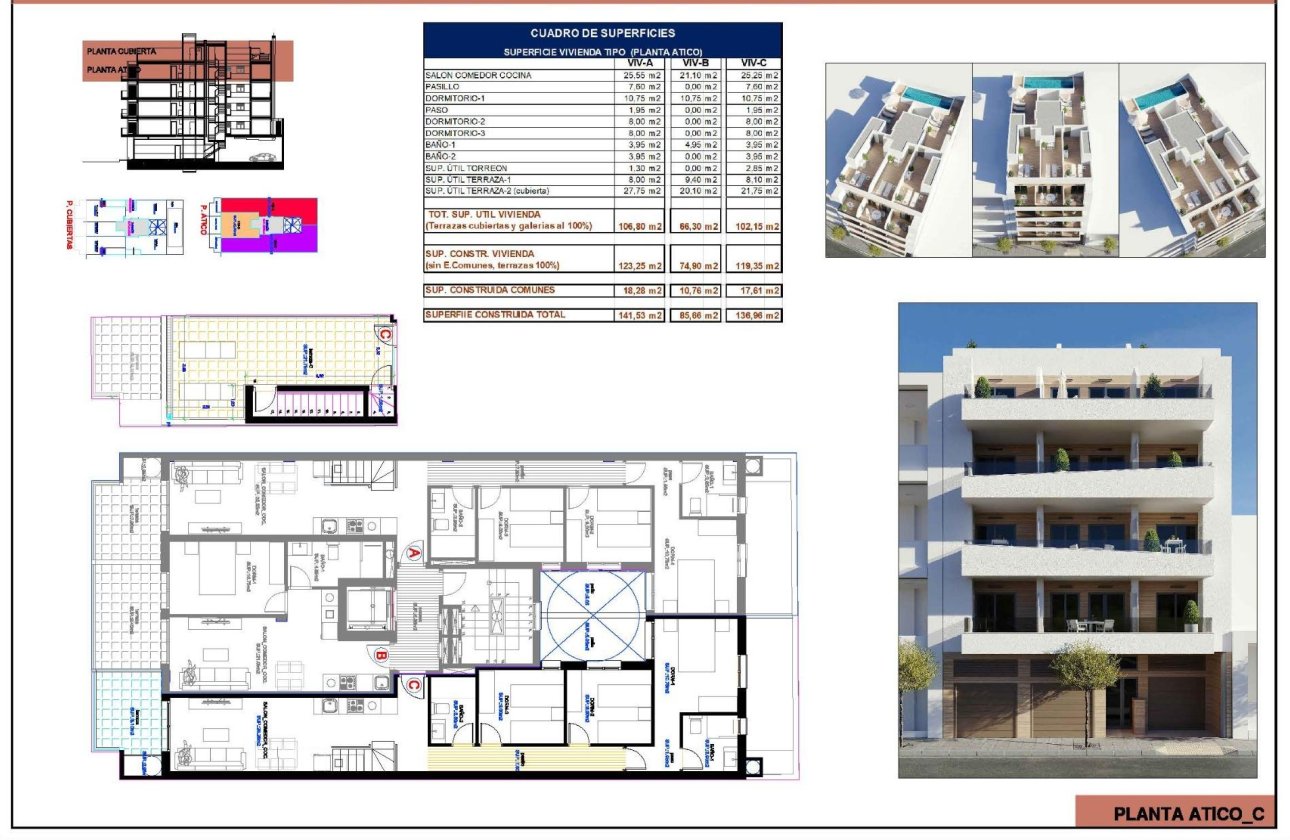 Nouvelle Construction - Penthouse -
Torrevieja - Centro