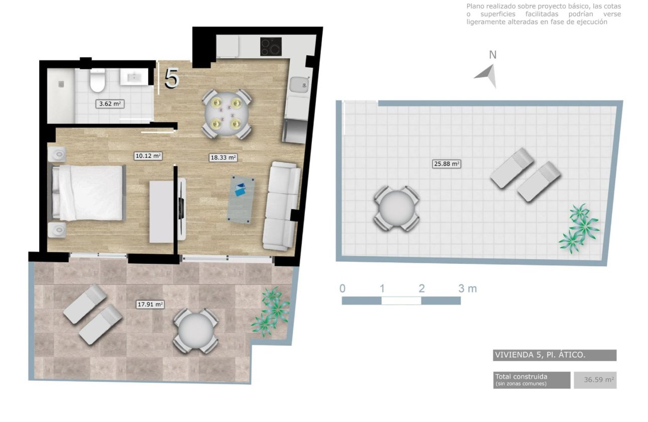 Nouvelle Construction - Penthouse -
Torrevieja - Centro