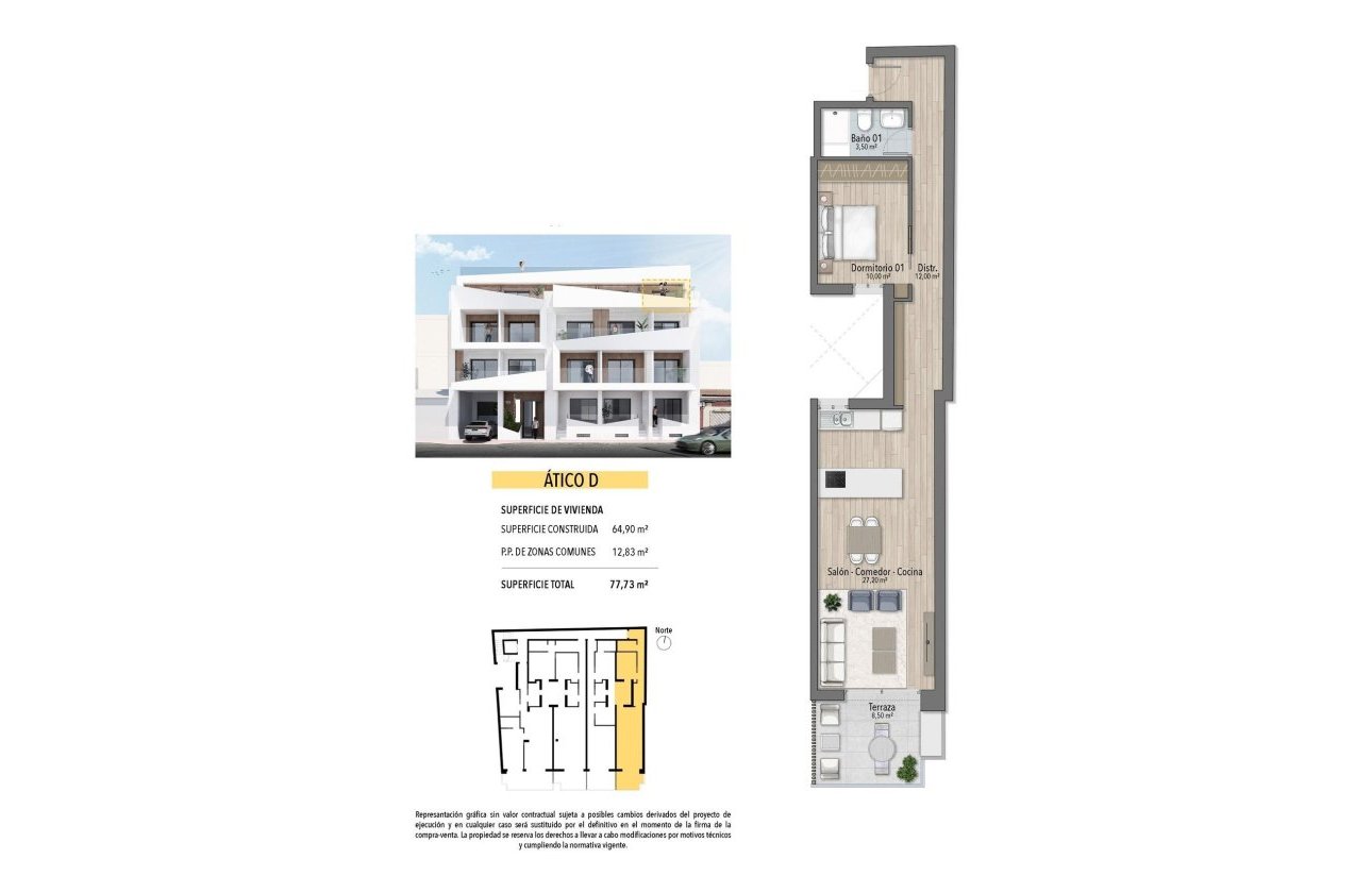 Nouvelle Construction - Penthouse -
Torrevieja - Playa del Cura