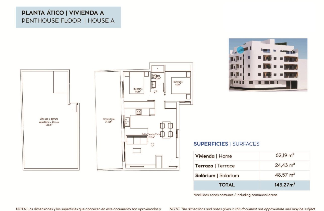 Nouvelle Construction - Penthouse -
Torrevieja - pueblo