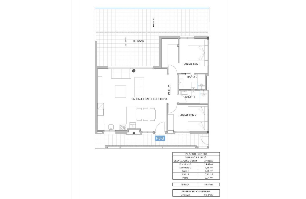 Nouvelle Construction - Penthouse -
Villajoyosa - Cala de Finestrat