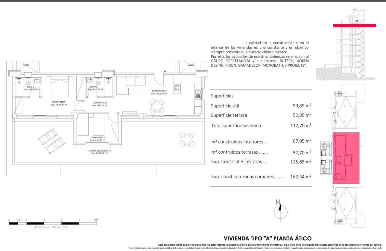 Nouvelle Construction - Penthouse -
Villajoyosa - Cala de Finestrat