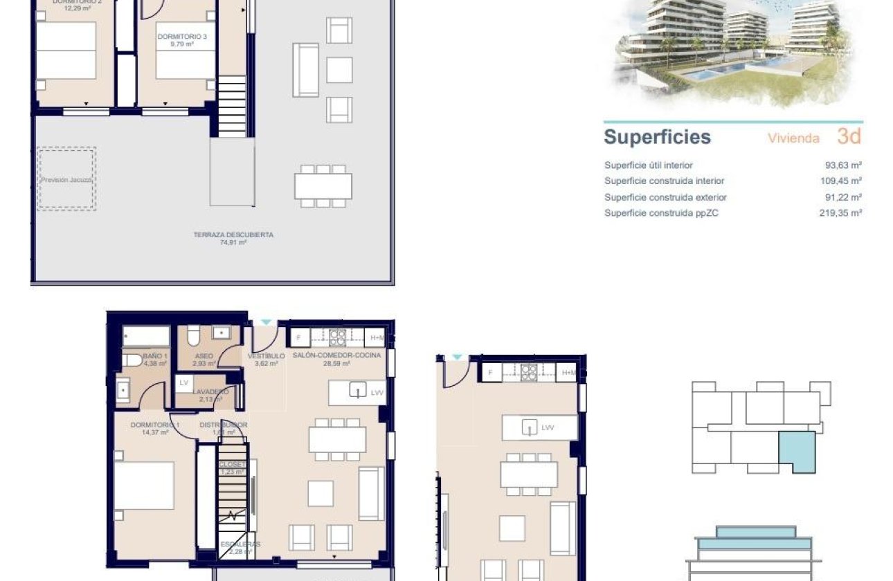 Nouvelle Construction - Penthouse -
Villajoyosa - Playa del Torres
