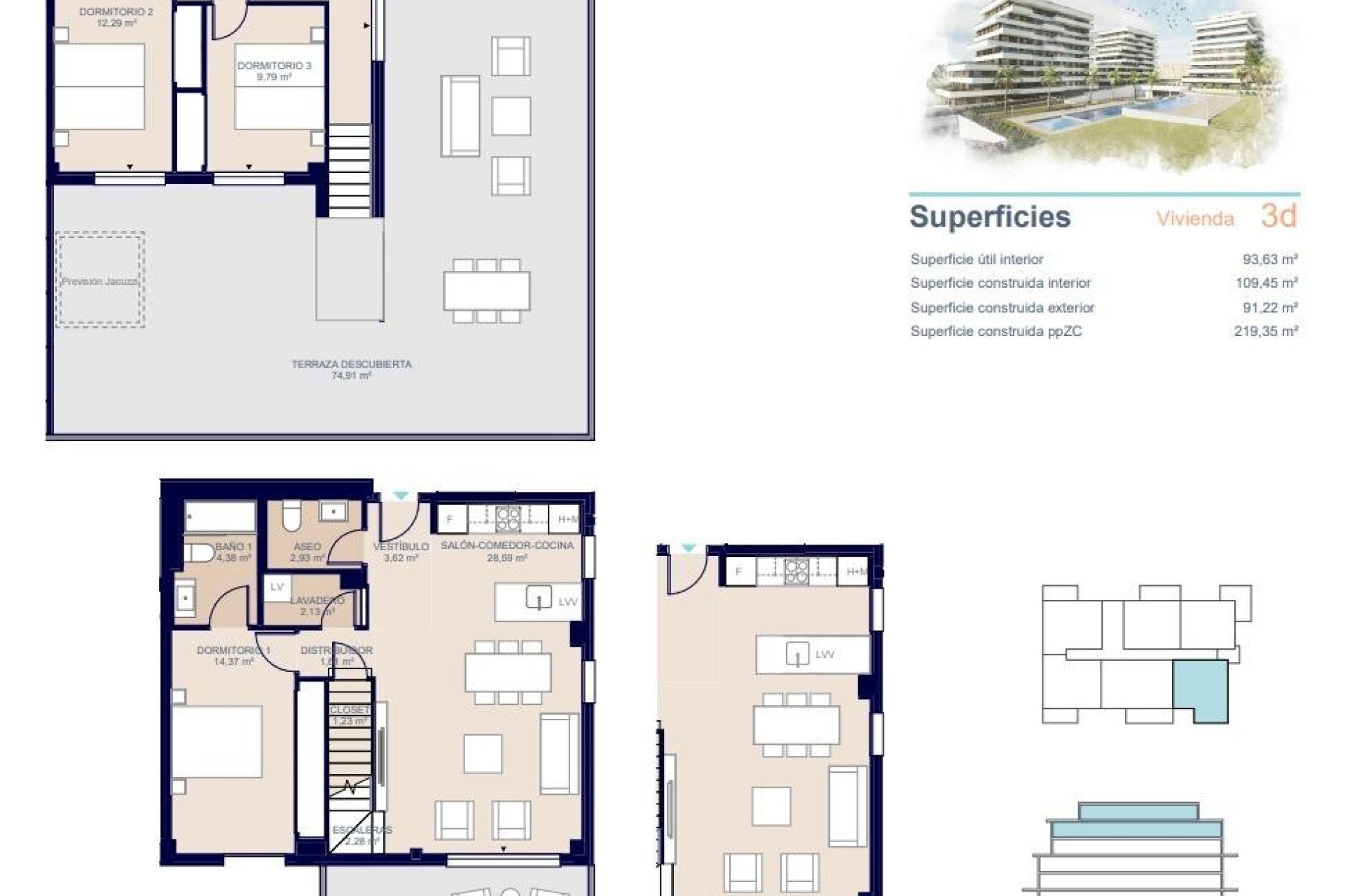 Nouvelle Construction - Penthouse -
Villajoyosa - Playa del Torres