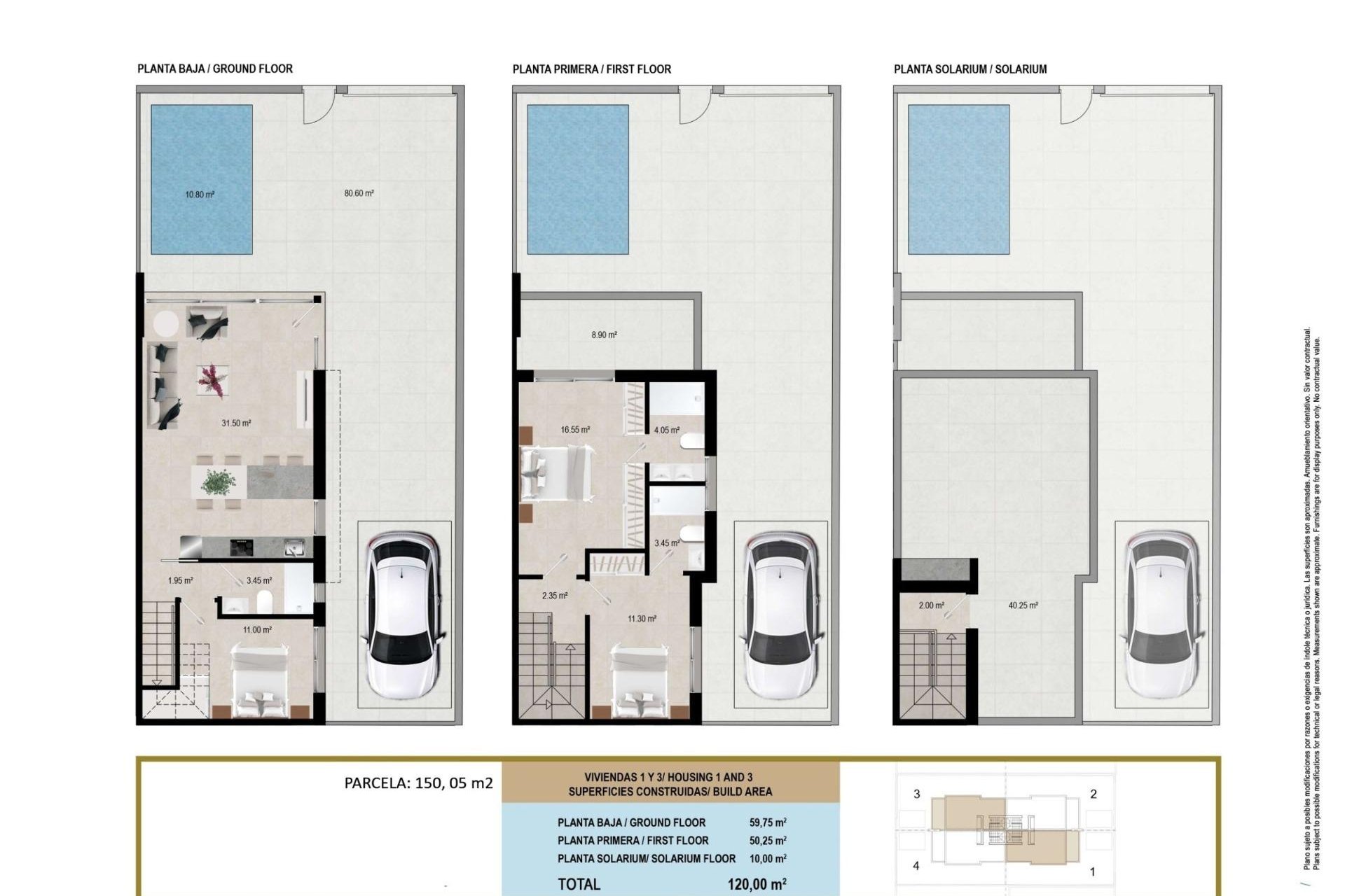 Nouvelle Construction - Quad House -
San Javier - pueblo