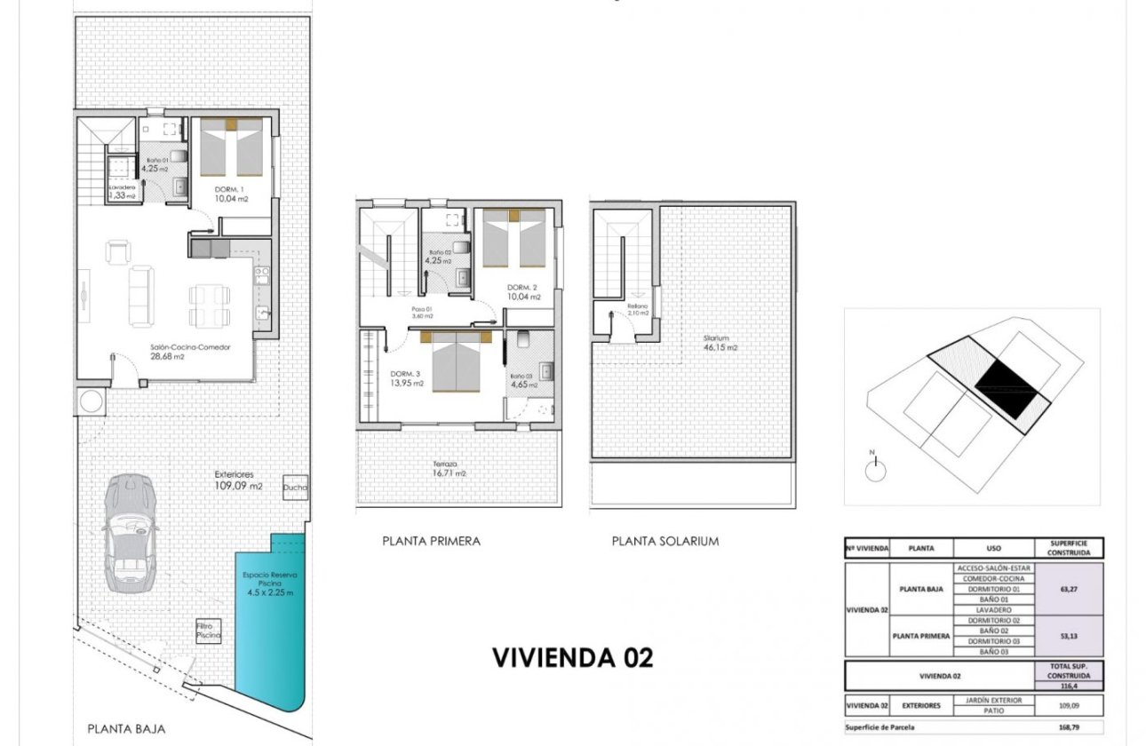 Nouvelle Construction - Semidetached -
Pilar de la Horadada - pueblo