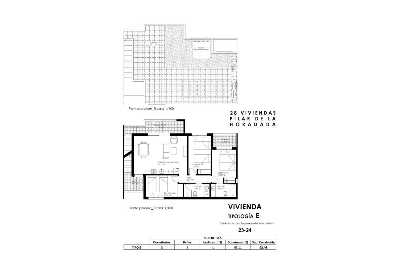 Nouvelle Construction - Top Floor Bungalow -
Pilar de la Horadada - pueblo