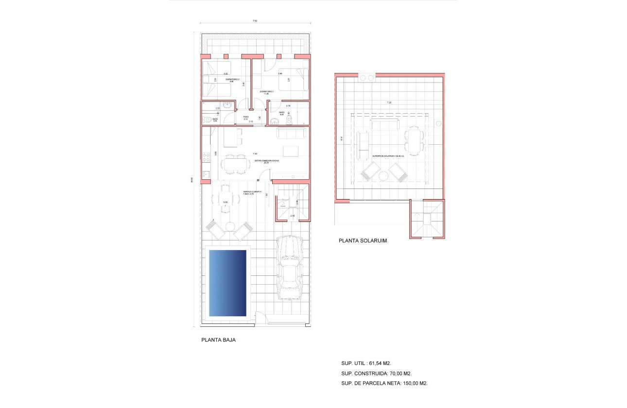 Nouvelle Construction - Town House -
Fuente Álamo - La Pinilla