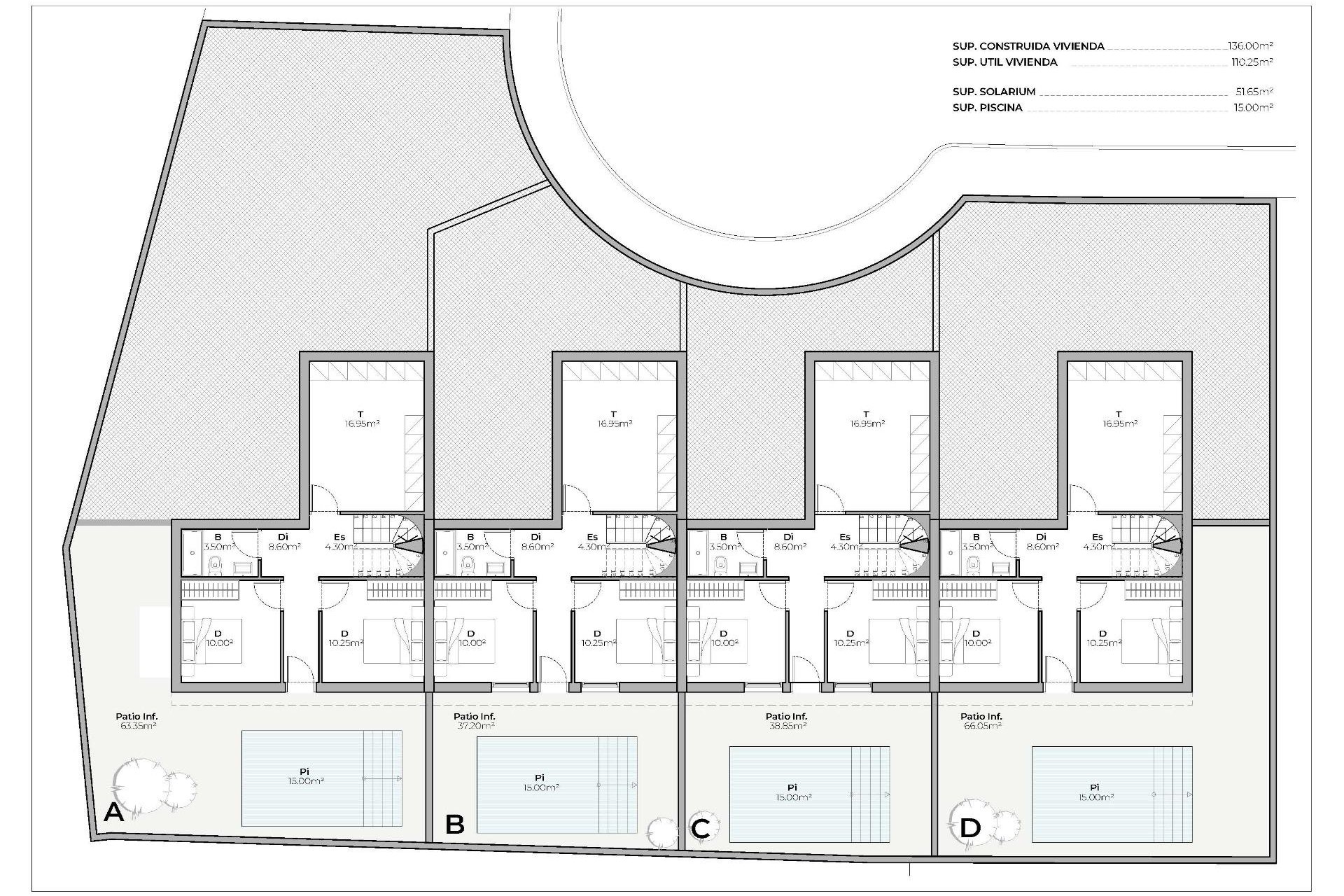 Nouvelle Construction - Town House -
Mazarron - Country Club