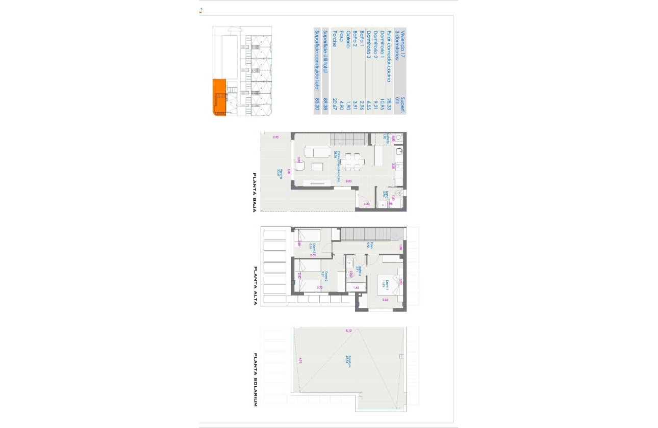 Nouvelle Construction - Town House -
Orihuela Costa - Entre golf