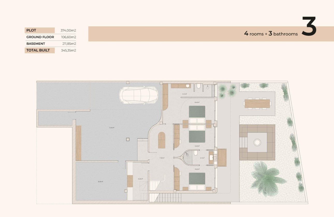 Nouvelle Construction - Villa -
Algorfa - La Finca Golf