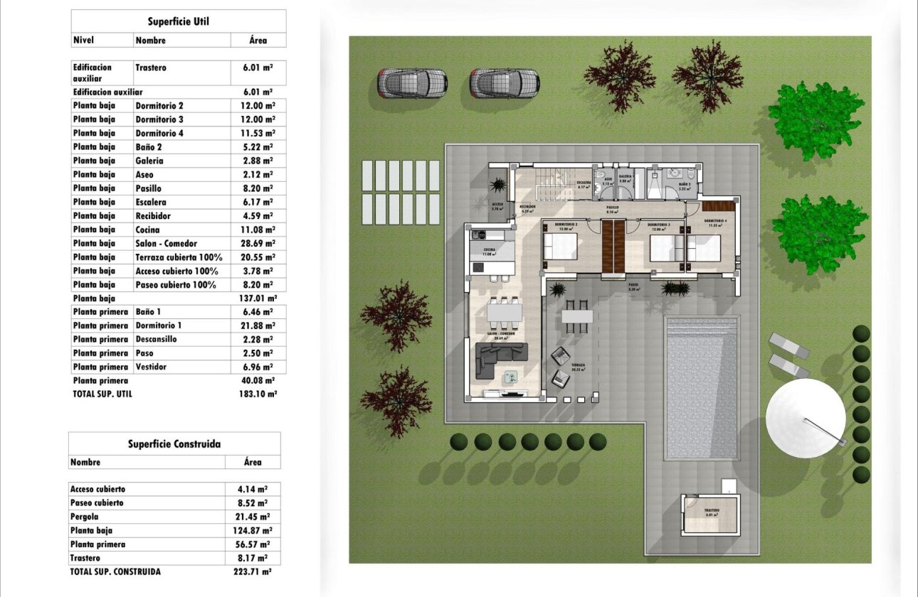 Nouvelle Construction - Villa -
Aspe - Poligono 19