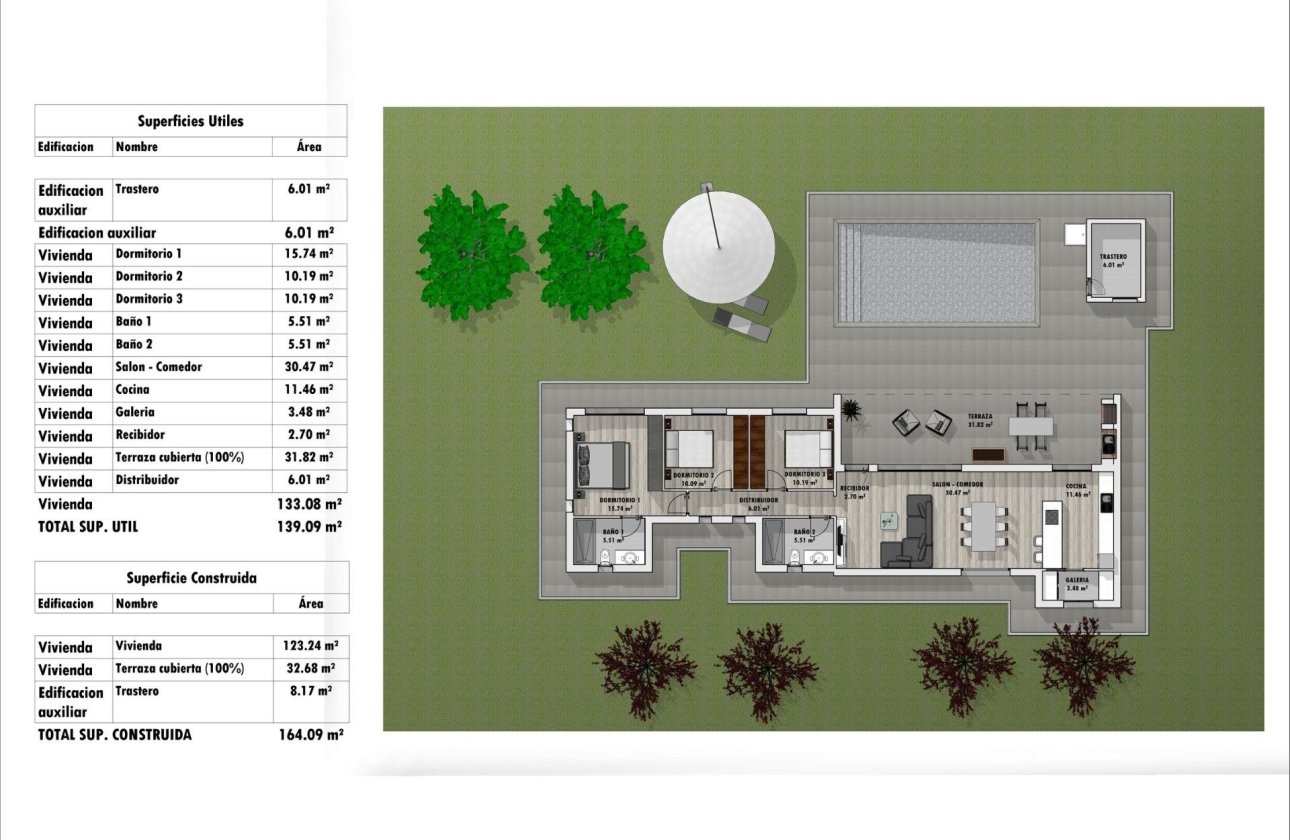 Nouvelle Construction - Villa -
Aspe - Poligono 19