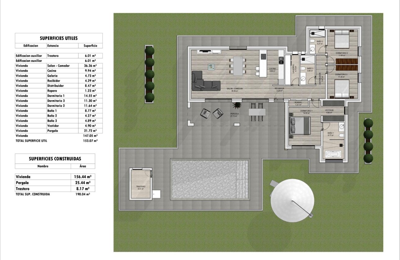 Nouvelle Construction - Villa -
Aspe - Poligono 19
