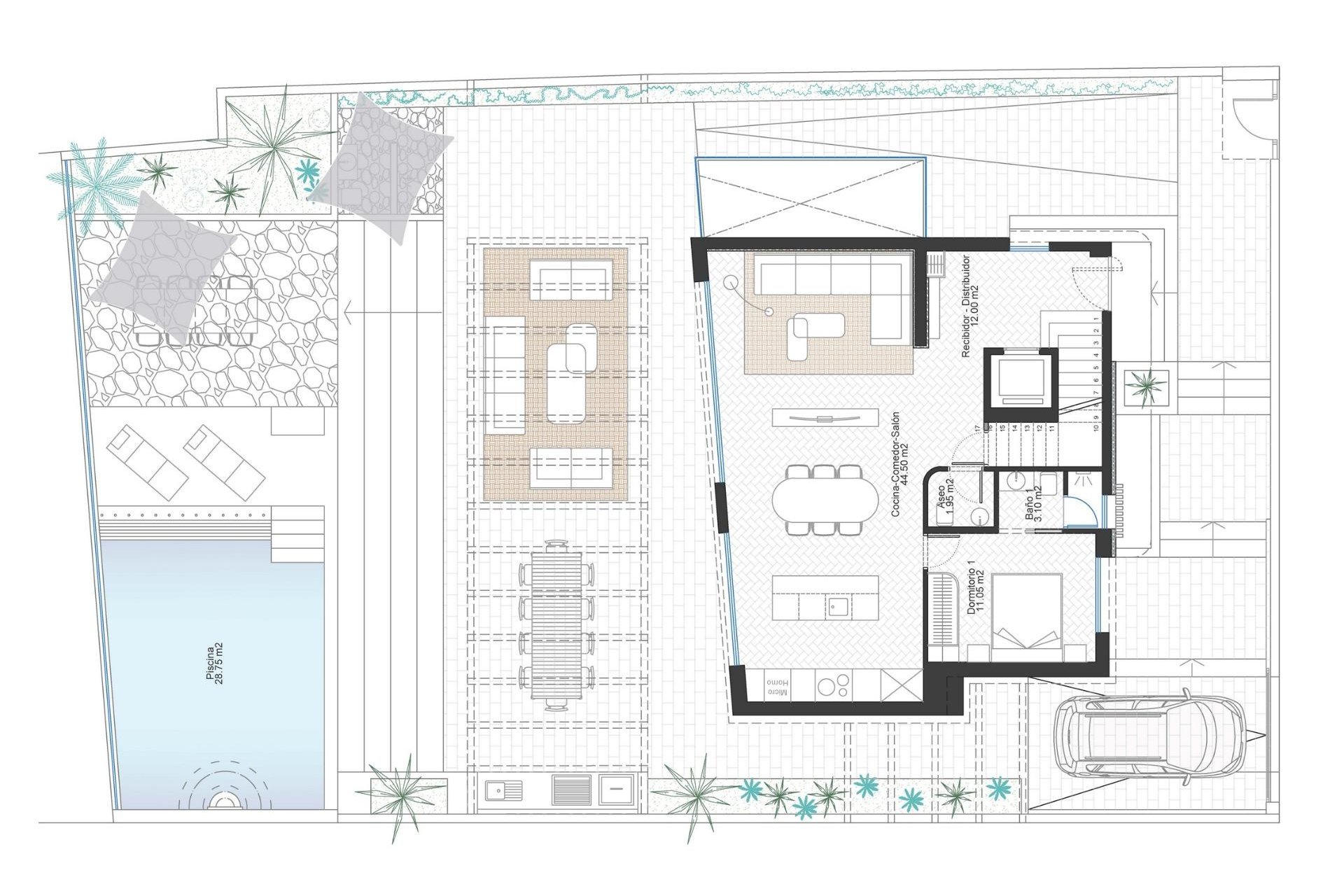 Nouvelle Construction - Villa -
Cabo de Palos - Cala Flores