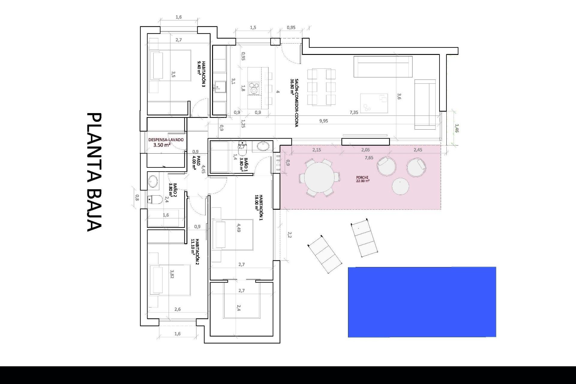 Nouvelle Construction - Villa -
Monforte del Cid - La Capitana