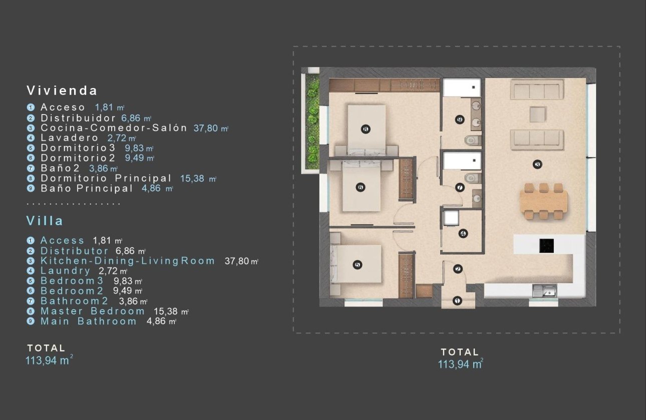 Nouvelle Construction - Villa -
Orihuela Costa - Las Filipinas