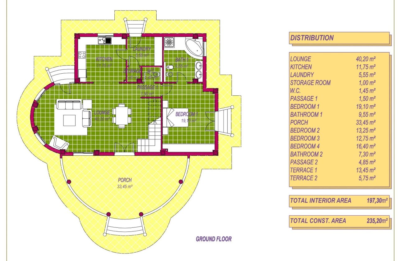 Nouvelle Construction - Villa -
Pinoso - Campo