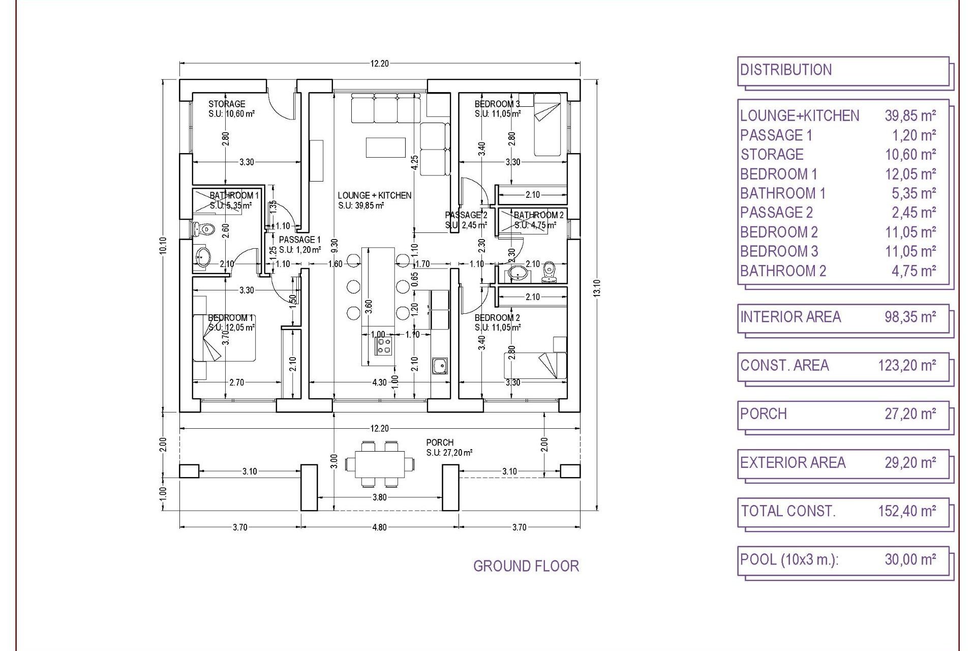 Nouvelle Construction - Villa -
Pinoso - Campo