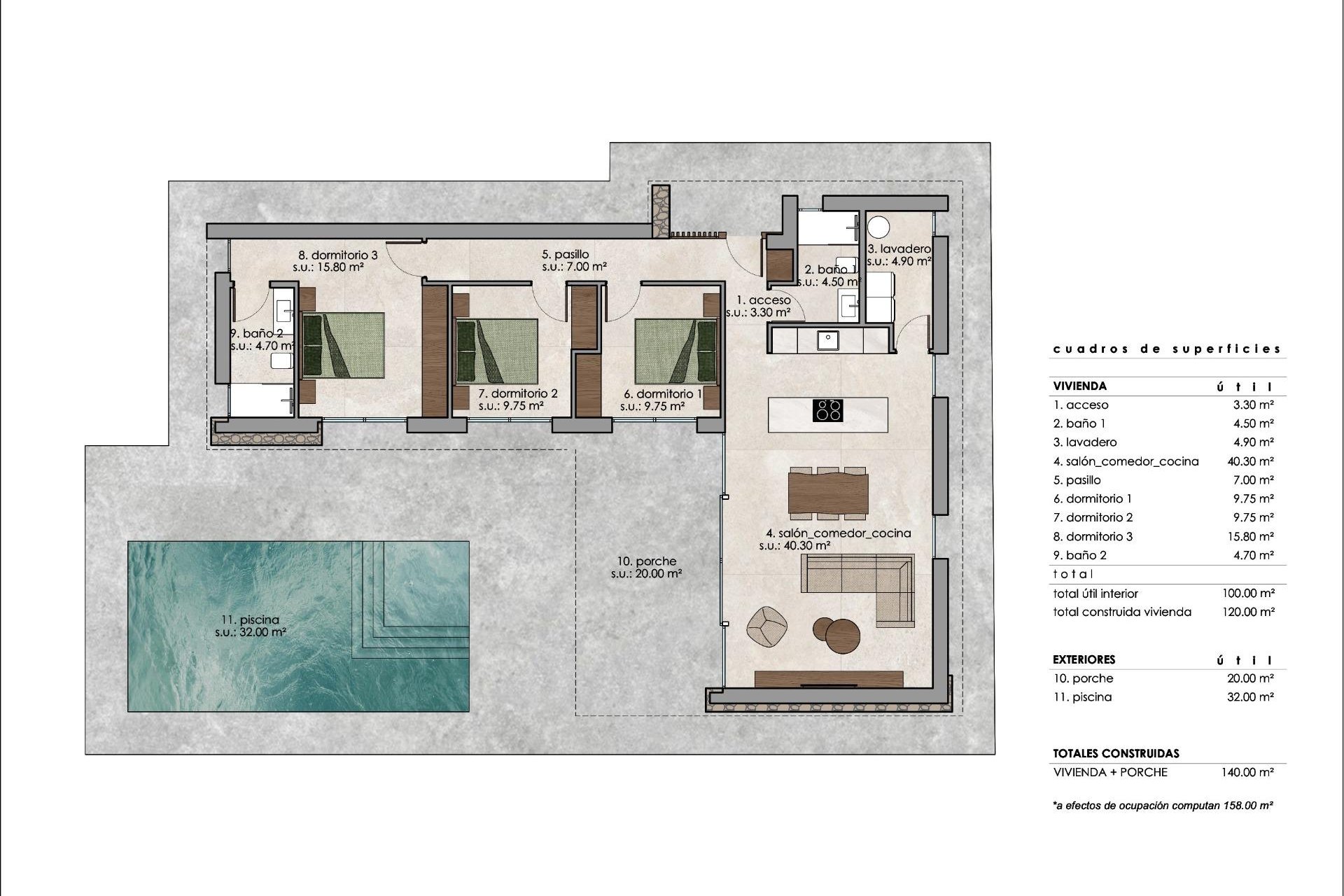 Nouvelle Construction - Villa -
Pinoso - Lel