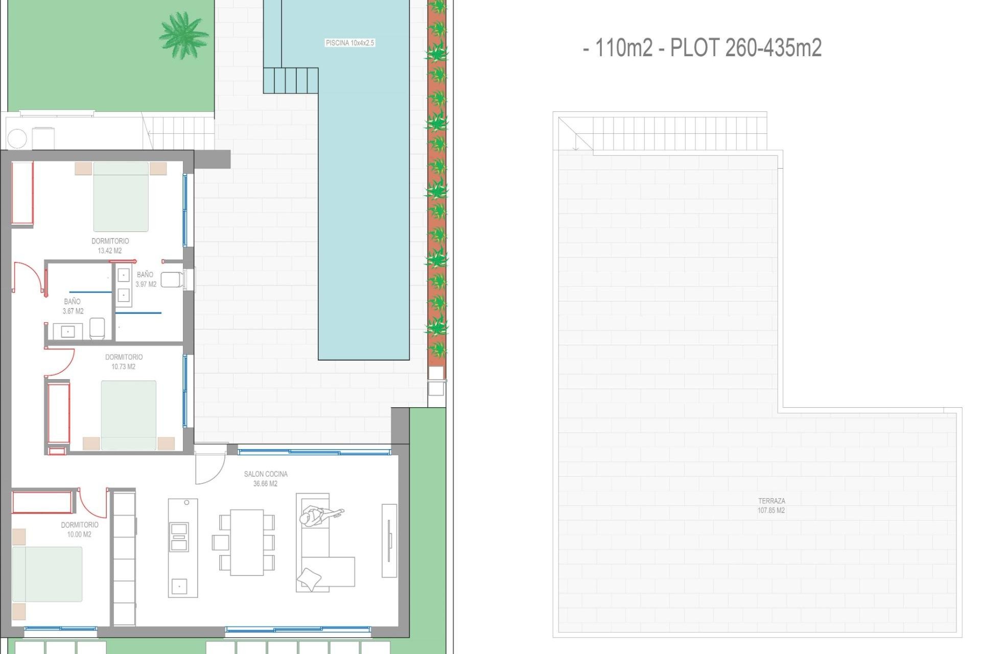 Nouvelle Construction - Villa -
San Javier - Parque del doce
