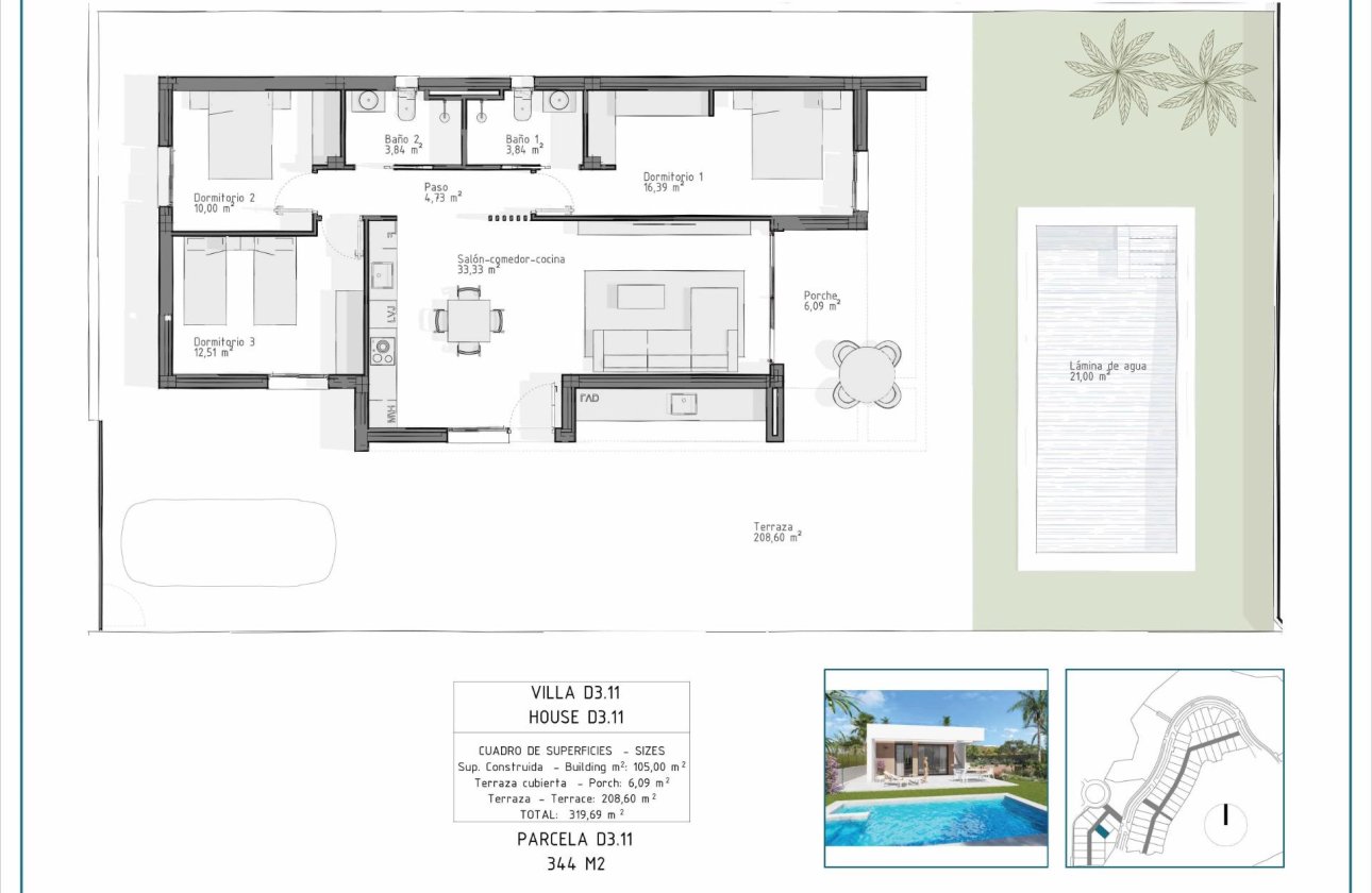 Nouvelle Construction - Villa -
Vera - Pueblo Salinas