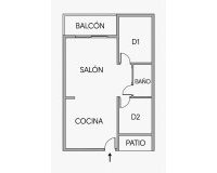 Resale - Apartment -
Torrevieja - Playa del Cura