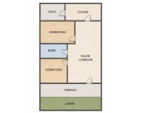 Resale - Bungalow -
Torrevieja - Aguas Nuevas 1