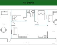 Resale - Town House -
Pilar de la Horadada - Mil Palmeras