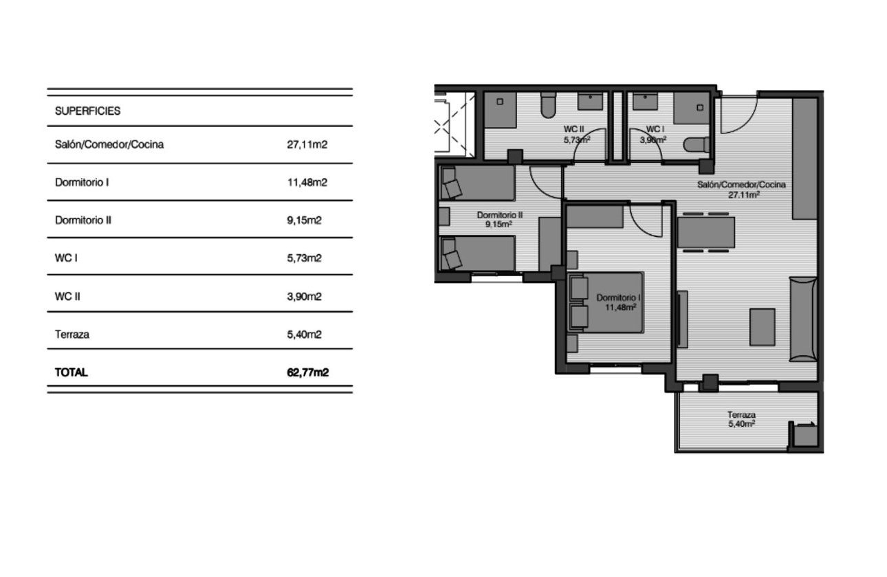 Revente - Appartement -
San Miguel de Salinas - Inland