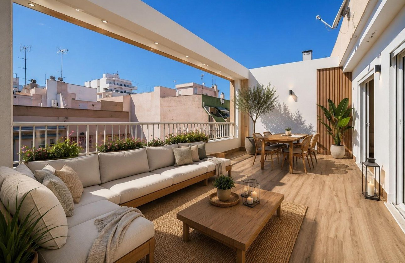 Revente - Appartement -
Torrevieja - Playa del Cura