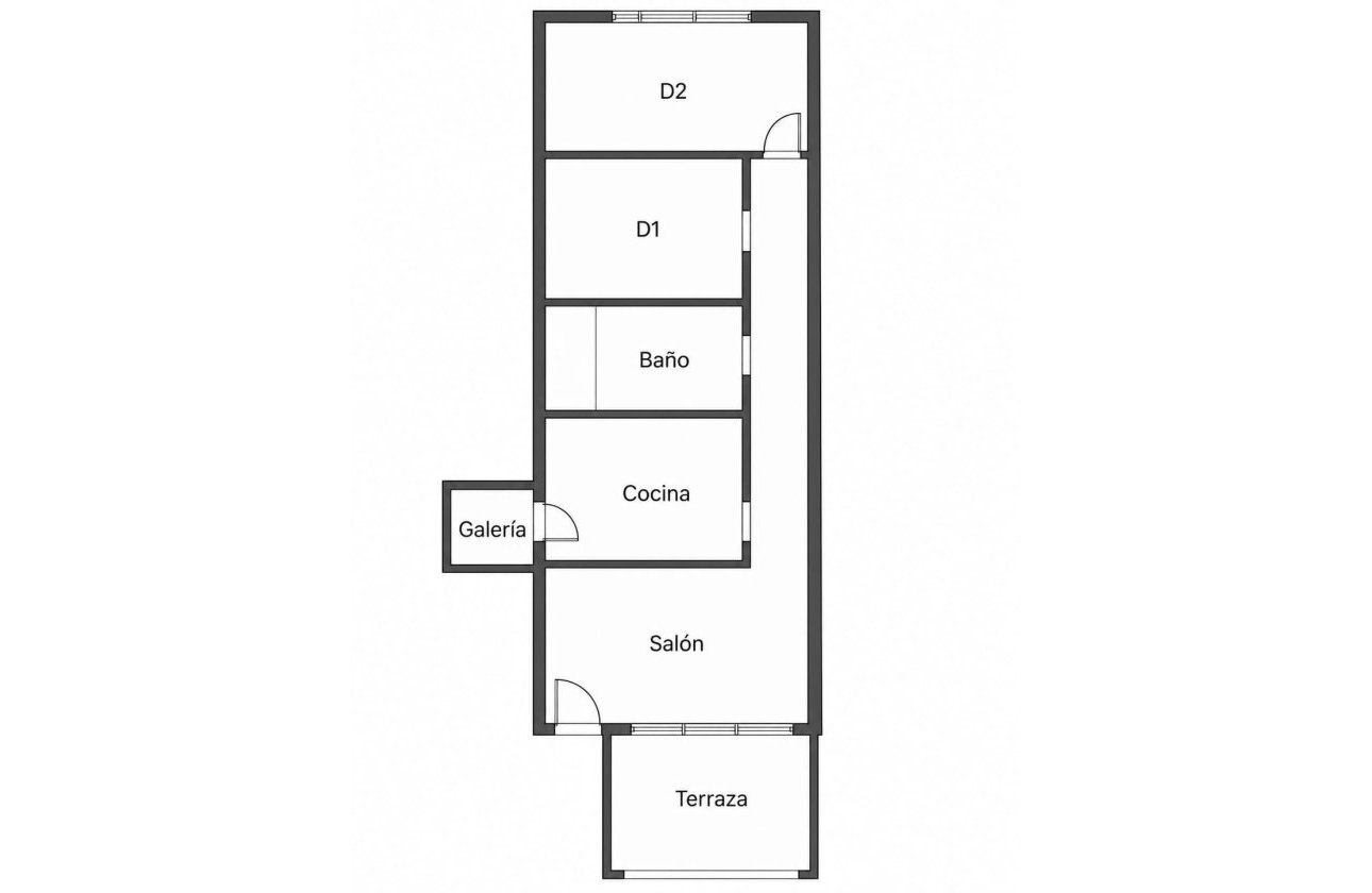 Revente - Appartement -
Torrevieja - Playa del Cura