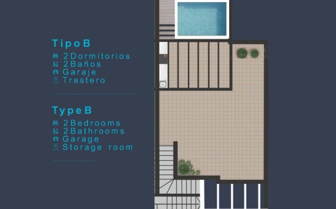 New Build - Top Floor Bungalow -
San Pedro del Pinatar - Los Pinos