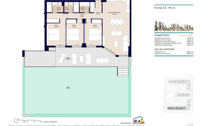 New Build - Ground floor apartment -
Almerimar