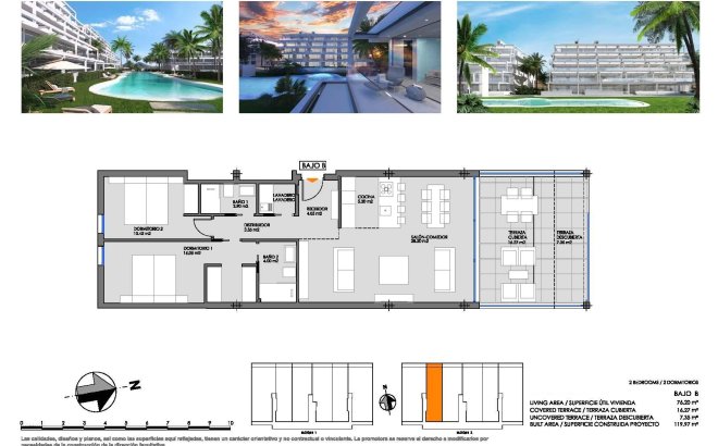 New Build - Ground floor apartment -
Cartagena - Mar De Cristal