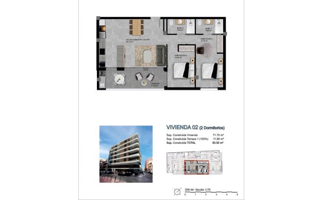 New Build - Apartment -
Santa Pola - pueblo